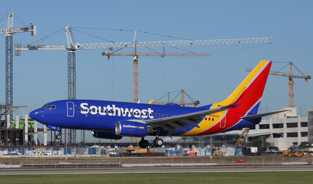 Boeing 737-7Q8 of Southwest Airlines (Photo by the author)